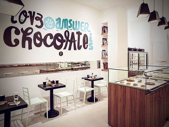 Arredo pasticceria/gelateria per la pasticceria Fonderia