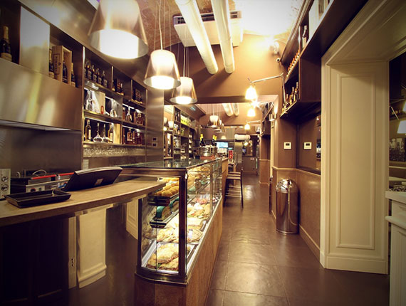 Arredamento bar Caffè Rossini a Roma