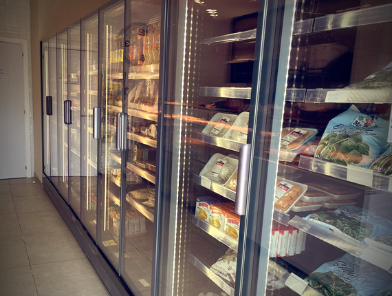 Dettaglio frigoriferi