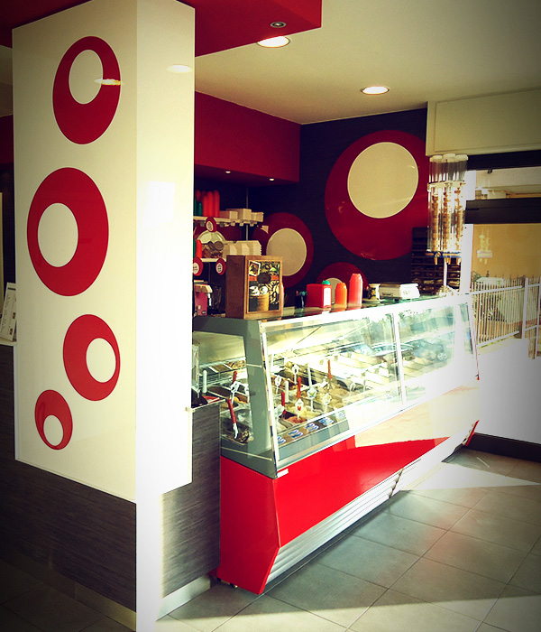 L'arredamento gelateria per <strong>Pagano</strong>