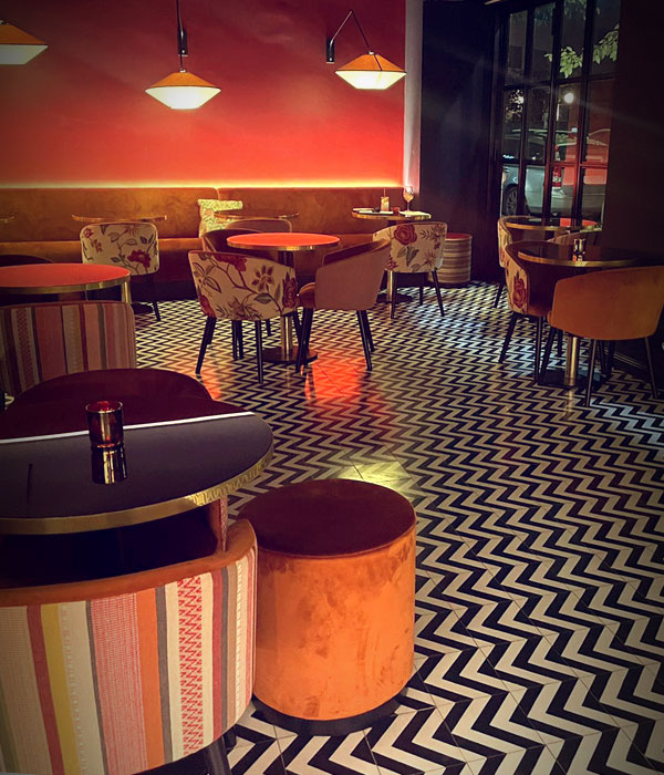 Arredo per il ristorante <strong>Vulcano</strong> a Roma