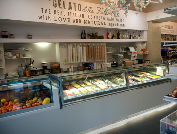 Arredamento gelaterie Roma