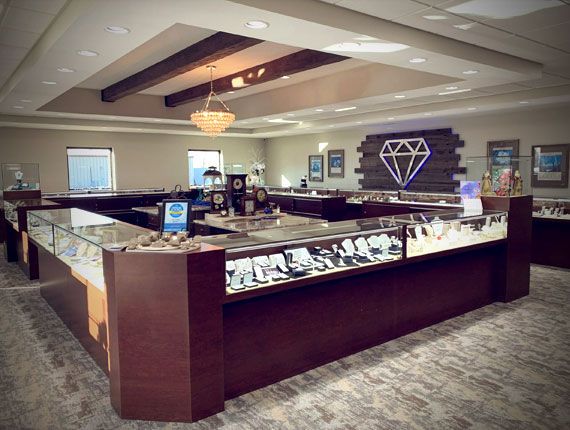 Arredamento gioielleria classica