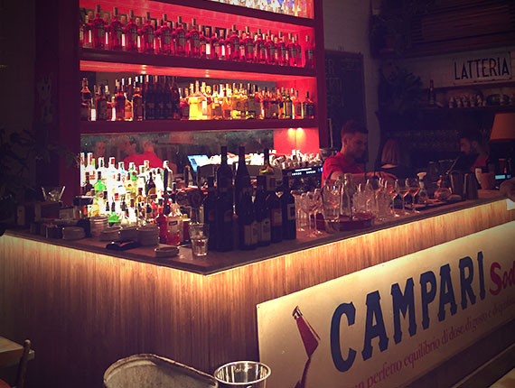 Arredamento ristopub in stile urban vintage